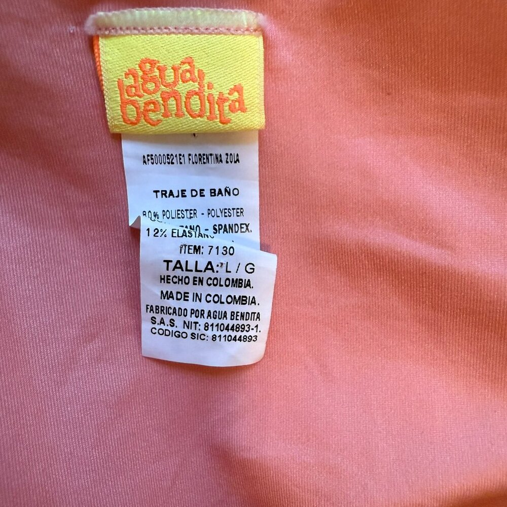 Agua Bendita Florentina Zola One Piece NWOT L - Picture 13 of 14
